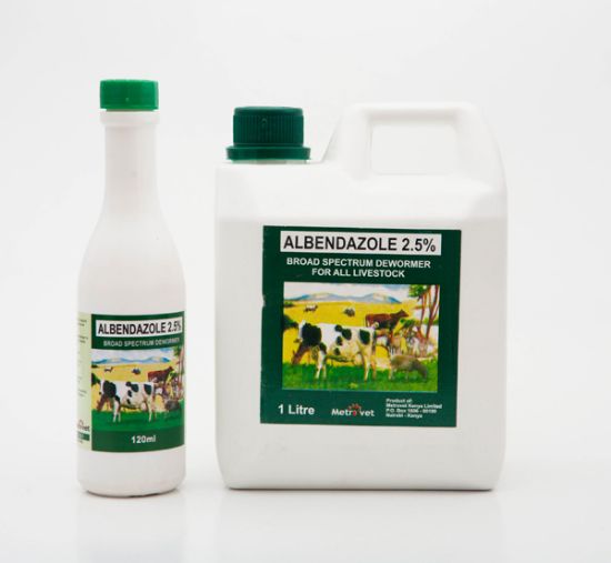 Picture of ALBENDAZOLE 2.5% 120ML
